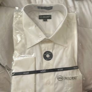 Off white mens button down dress shirt